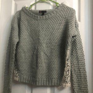 Grey Long Sleeved Sweater